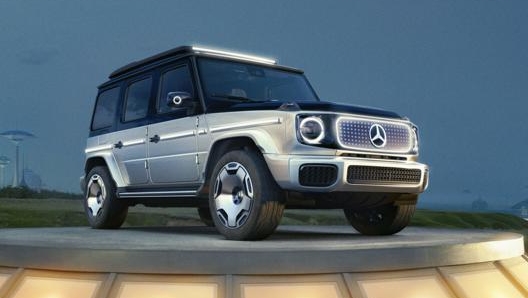 Il concept della Mercedes Eqg, la Classe G elettrica