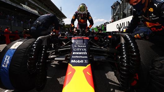 La Red Bull di Max Verstappen. Getty