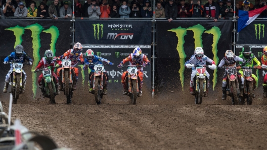 La partenza di una manche del Motocross delle Nazioni 2018. Foto: Ray Archer/Ktm Media