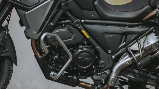 Il motore della Voge Valico 650Dsx è un monocilindrico da 650 cc e 47,5 Cv di potenza