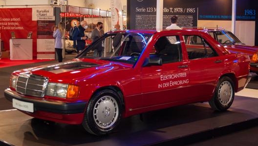 La Mercedes 190 E Elektro, prototipo-laboratorio di auto elettrica