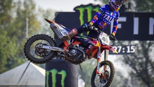 Tony Cairoli al Motocross delle Nazioni, dove ha corso con il numero 46