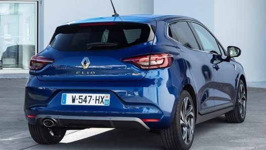 Il posteriore della Renault Clio