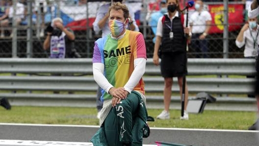 La maglia arcobaleno indossata all’Hungaroring. Lapresse