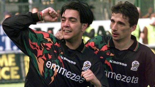 Alvaro Recoba e Sergio Volpi col Venezia. Ap