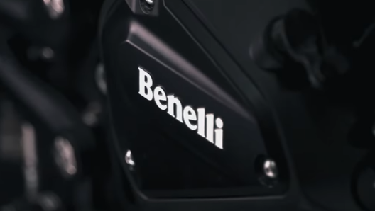 Un frame del video teaser diffuso sui canali social di Benelli