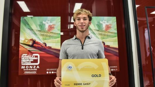 Gasly vincitore del 2020. Ansa