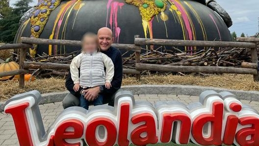 L'ex nuotatore Domenico Fioravanti a Leolandia