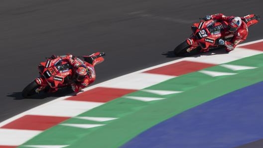 Le Ducati cercano il bis nel titolo costruttori. Getty