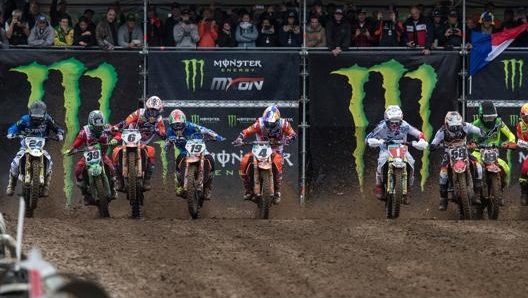 La partenza di una manche al Motocross delle Nazioni 2018. Foto: Ray Archer/Ktm