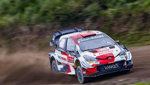 Il campione del mondo Sébastien Ogier su Toyota Yaris