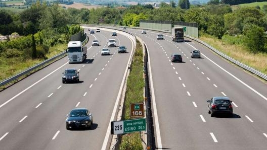 Una vista della A14 Bologna-Taranto