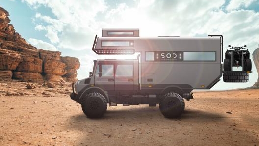 Con  il  nuovo camper extra-lusso della tedesca Sod    l'avventura off -road si fonde  al  massimo comfort