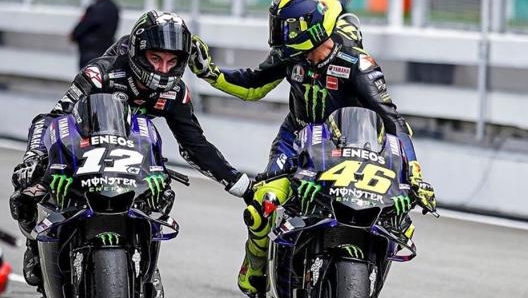 Vinales ha condiviso con Rossi il box Yamaha per quattro stagioni (foto @maverick12official)