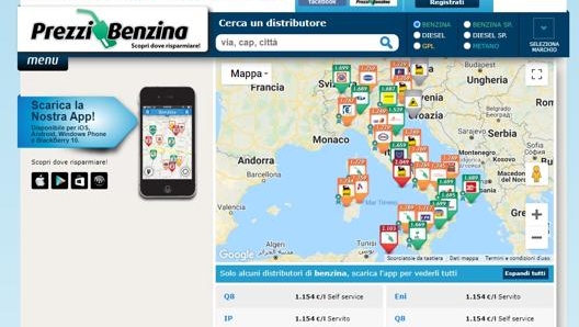 Prezzi Benzina è una delle due app che arriverà su Android Auto