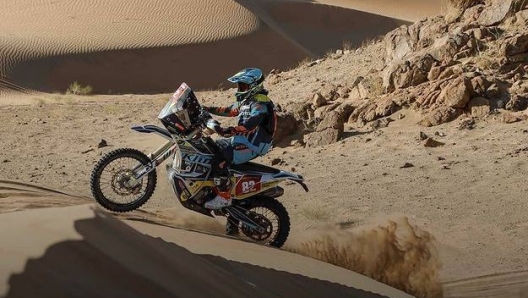 Per Ashish Raorane è la prima Dakar (foto @ashish_raorane)