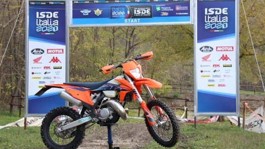 La Ktm 150 Tpi alla PS Maginot del Motoclub Valle Staffora