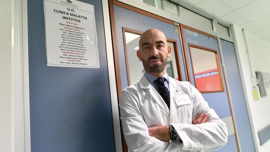 Il professor Matteo Bassetti, Ansa