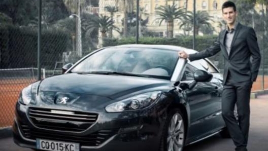 Da diversi anni Djokovic è testimonial della Peugeot