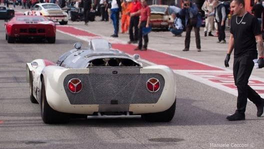 La Howmet TX nella pit lane dellAutodromo Enzo e Dino Ferrari in occasione di Imola Classic 2018. CECCONI