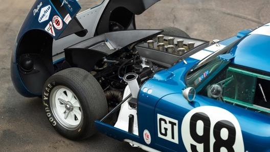 Il motore V8 Ford della Shelby Cobra Daytona (foto @worldwideauctioneers.com)