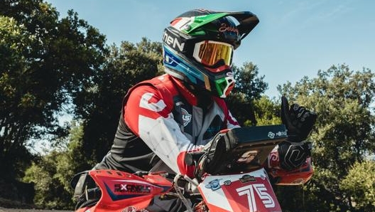 Alex Salvini ha preso confidenza con il roadbook allo Swank Rally di Sardegna 2021