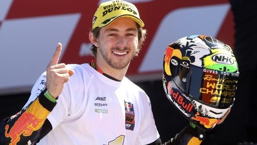 Remy Gardner, campione del mondo Moto2.  AP