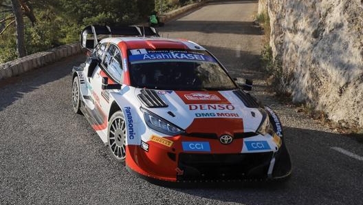 Il campione in carica Sebastien Ogier su Toyota GR Yaris