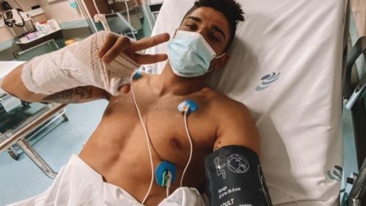 Jorge Martin e la foto postata dall’ospedale