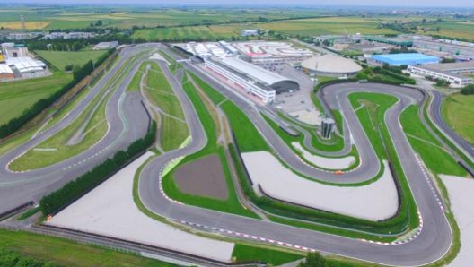 Panoramica dell'autodromo di Adria