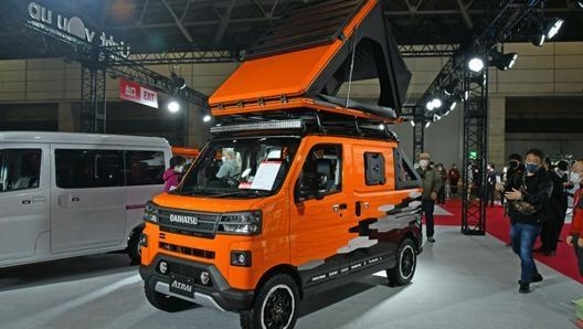 L'Atrai Deck Camper presentato da Daihatsu