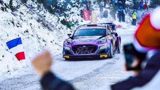 Sebastien Loeb in gara al Rally Montecarlo 2022. Foto: Wrc