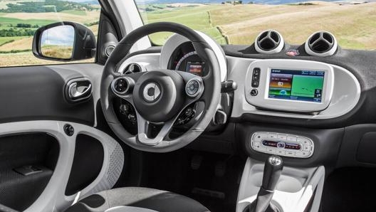 Gli interni di smart fortwo