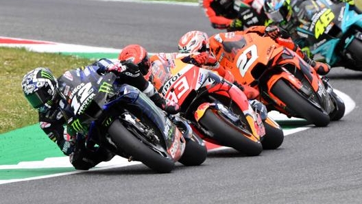 Il “trenino” Vinales, Marquez, Lecuona al Mugello. Afp