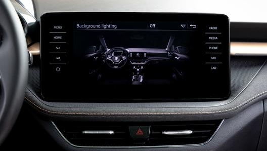 L'infotainment della Skoda Fabia da 9,2"