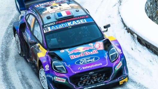 Il nove volte iridato Sebastien Loeb su Ford Puma M-Sport. RedBull Content Pool