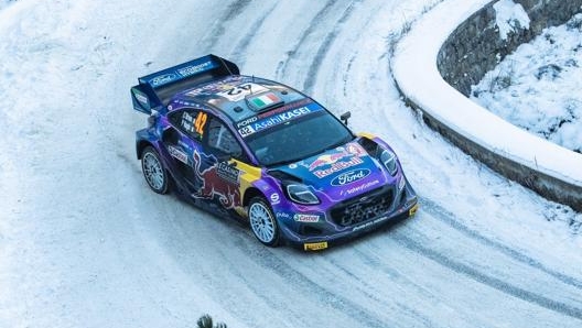 La Ford Puma di Craig Breen al Monte Carlo. RedBull Content Pool