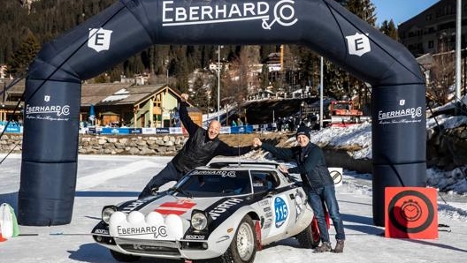 Biasion al traguardo di Madonna di Campiglio