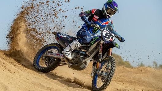 Gran passo mostrato da Jeremy Seewer. Foto: Yamaha MXGP