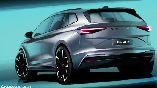 Enyaq iV è un Suv di medie dimensioni lungo 4.648 mm