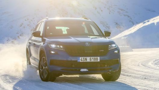 Skoda Kodiaq RS sulla neve