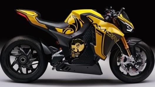 La Damon Hyperfighter è una moto elettrica ad alte prestazioni