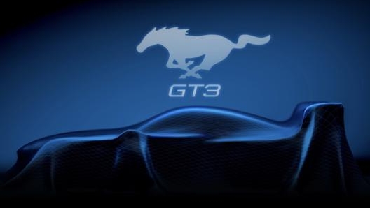 Il render di Ford che anticipa la nuova Mustang GT3