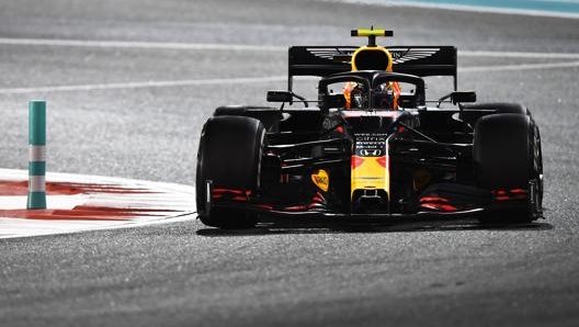 Alexander Albon al volante della Red Bull. Getty