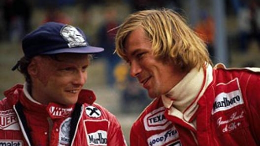 Niki Lauda e James Hunt. Ansa