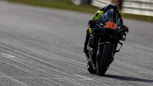 Luca Marini in azione