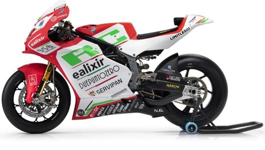 Quest’anno la MV Agusta del team Forward porta in pista il tricolore