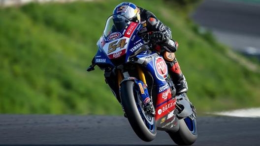 Toprak  Razgatlioglu in azione su Yamaha