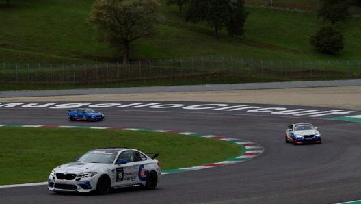 Un momento della gara al Mugello, che ha visto la doppia affermazione di Sandrucci