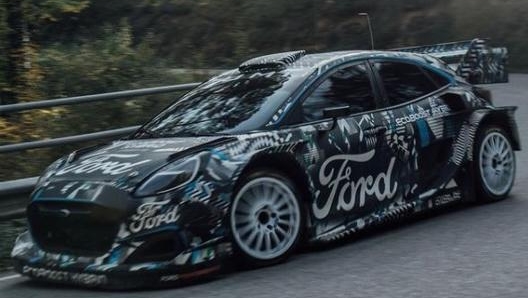 La vettura del team M-Sport, squadra di Ford impegnata nel Mondiale Wrc (foto @msportltd)